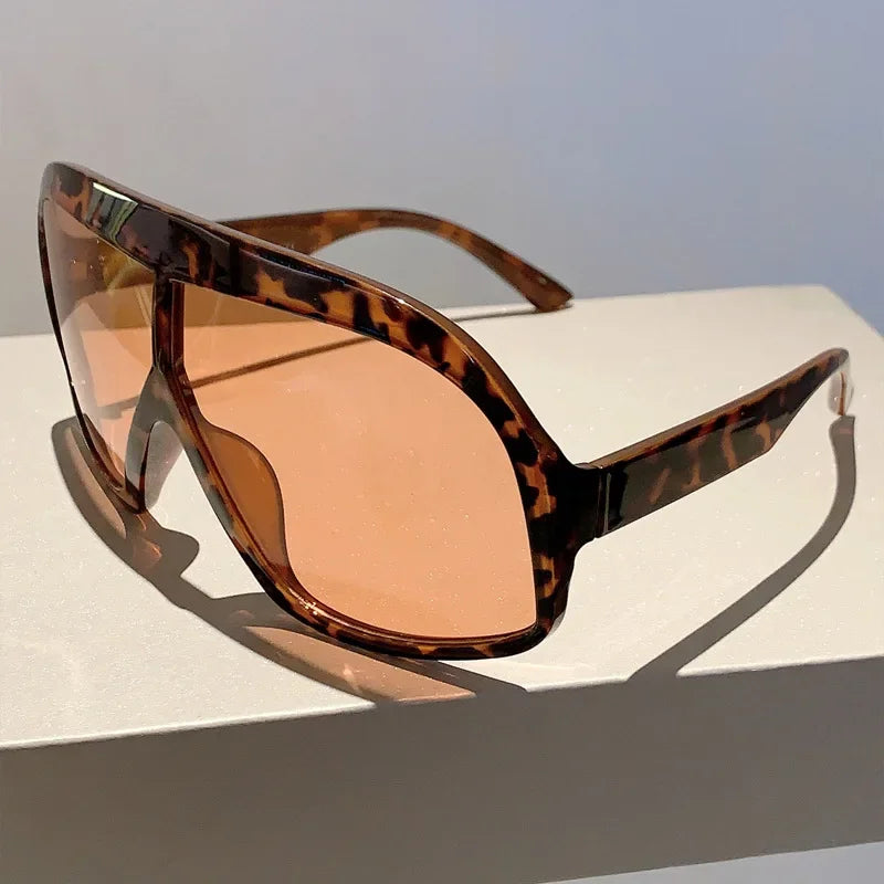 Brand Designer Punk Oversized Y2K Sunglasses Women For Men Popular Sun Glasses Fashion Vintage Luxury Big Frame Ladies Shades