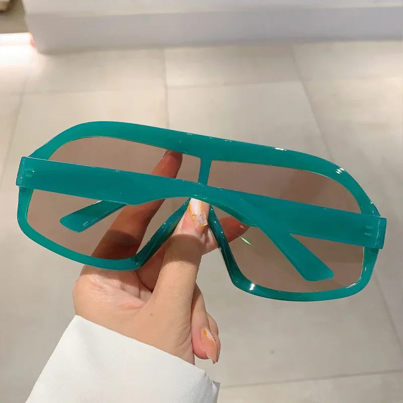 Brand Designer Punk Oversized Y2K Sunglasses Women For Men Popular Sun Glasses Fashion Vintage Luxury Big Frame Ladies Shades