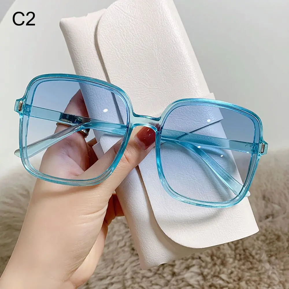 1PC Oversized Frame Square Sunglasses For Women Luxury Vintage Sun Glasses Classic UV400 Driver Goggles Fashion Eyewear