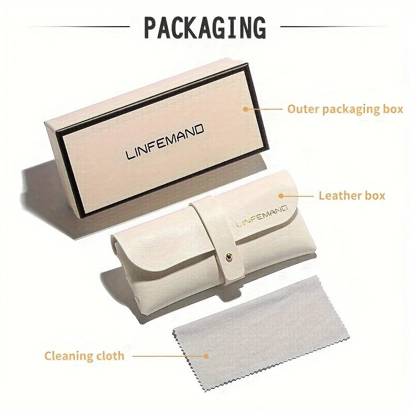 LINFEMAND Fashion Polygon Big Frame Decorative Sunglasses UV400 Gradient Lens Anti-reflective Women Party Carnival Festival Gift