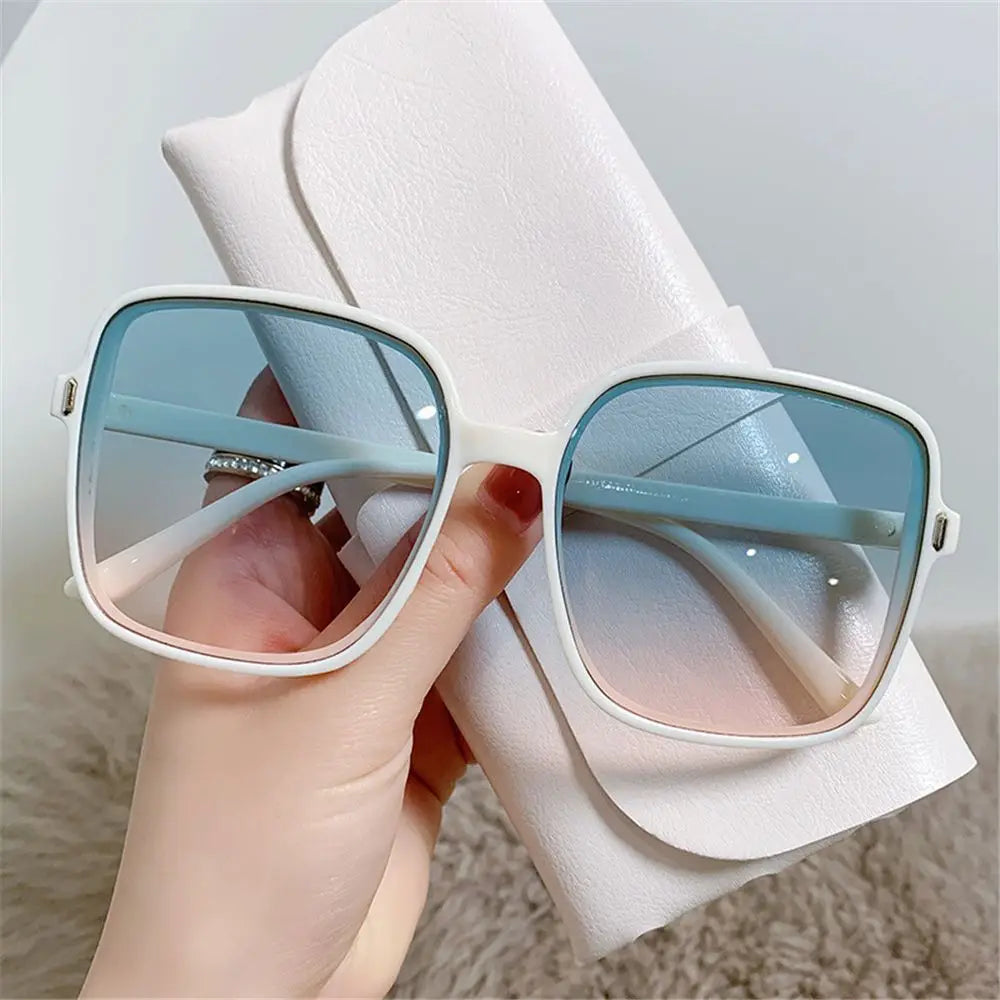 1PC Oversized Frame Square Sunglasses For Women Luxury Vintage Sun Glasses Classic UV400 Driver Goggles Fashion Eyewear