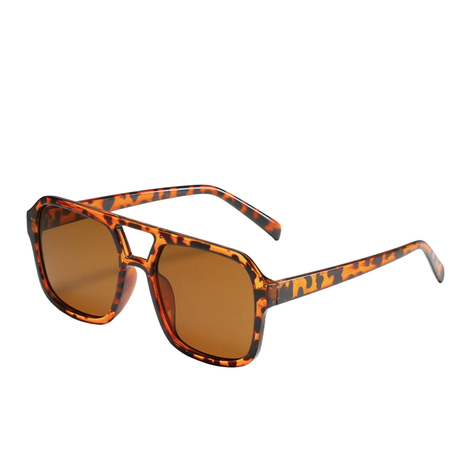 adult style, sunglasses, square Double new beam personalized Korean version, trendy sunglasses, high-end, UV resistant,