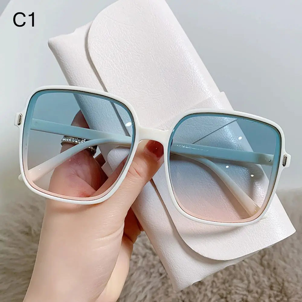 1PC Oversized Frame Square Sunglasses For Women Luxury Vintage Sun Glasses Classic UV400 Driver Goggles Fashion Eyewear
