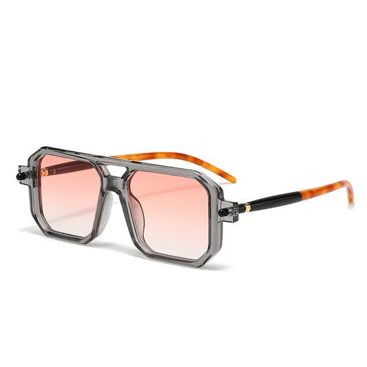 Polygon Sunglasses Rectangle Fashion Popular Women Men Shades Square Sun Glasses for Female Male Summer Traveling Oculos