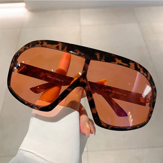 Brand Designer Punk Oversized Y2K Sunglasses Women For Men Popular Sun Glasses Fashion Vintage Luxury Big Frame Ladies Shades